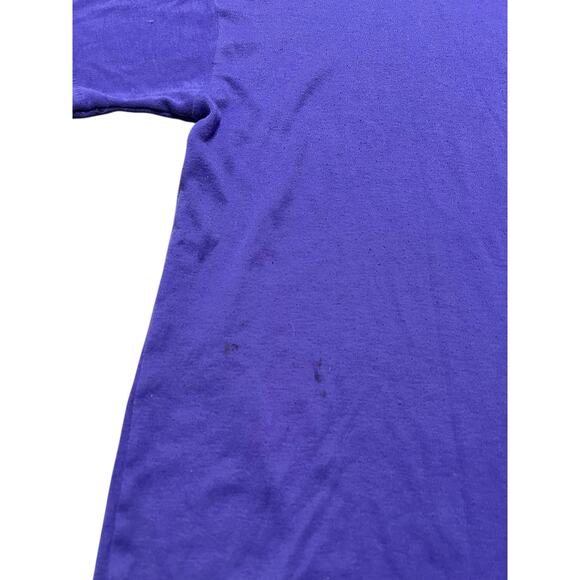 Vintage 80s NORFIN Troll Purple/Pink T-Shirt - Graphic Tee Retro Cartoon - M - Picture 7 of 12